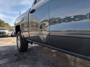 Silverado Rear Door Dent Repair