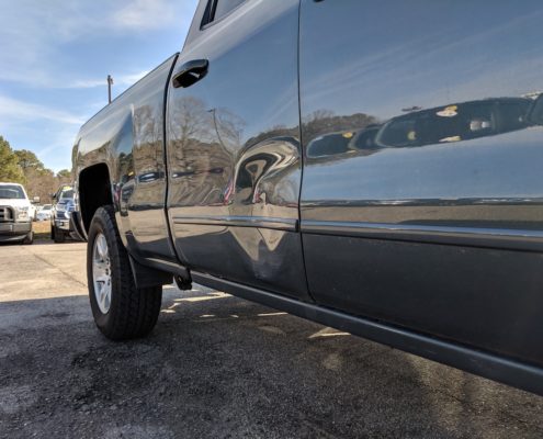 Silverado Rear Door Dent Repair